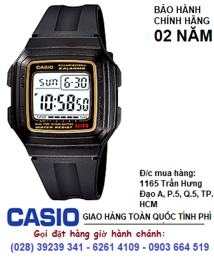 Casio F-201-9ADF, Đồng hồ Casio F-201-9ADF  chính hãng| Bảo hành 1 năm 